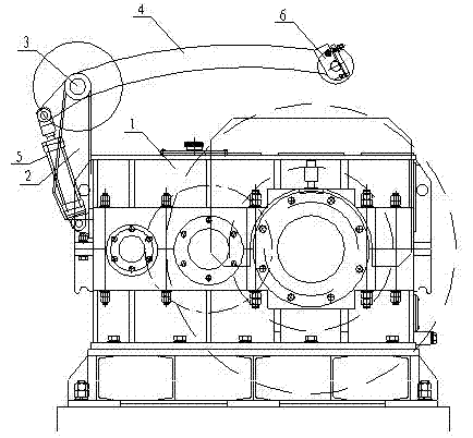 Rolling mechanism of aluminium-strip winding machine