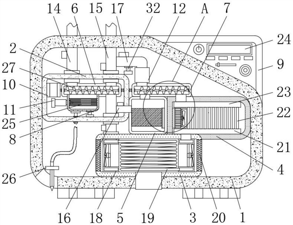 Novel water-cooled smoothing reactor detection device