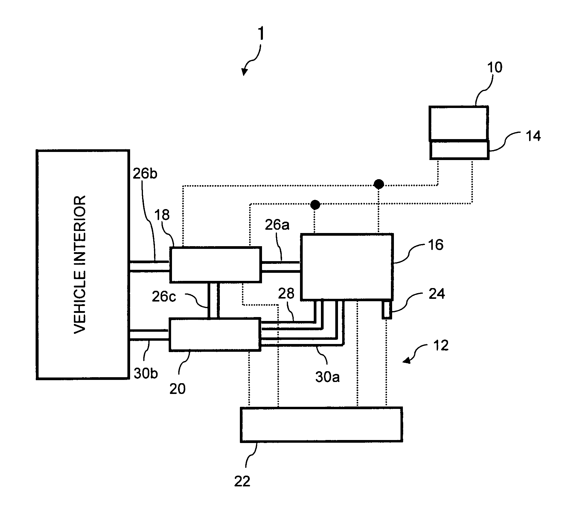 Secondary battery system and vehicle having secondary battery system