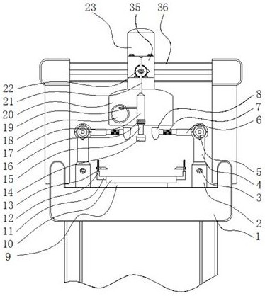 A hammer strengthening device for workpieces in the process of metal additive manufacturing