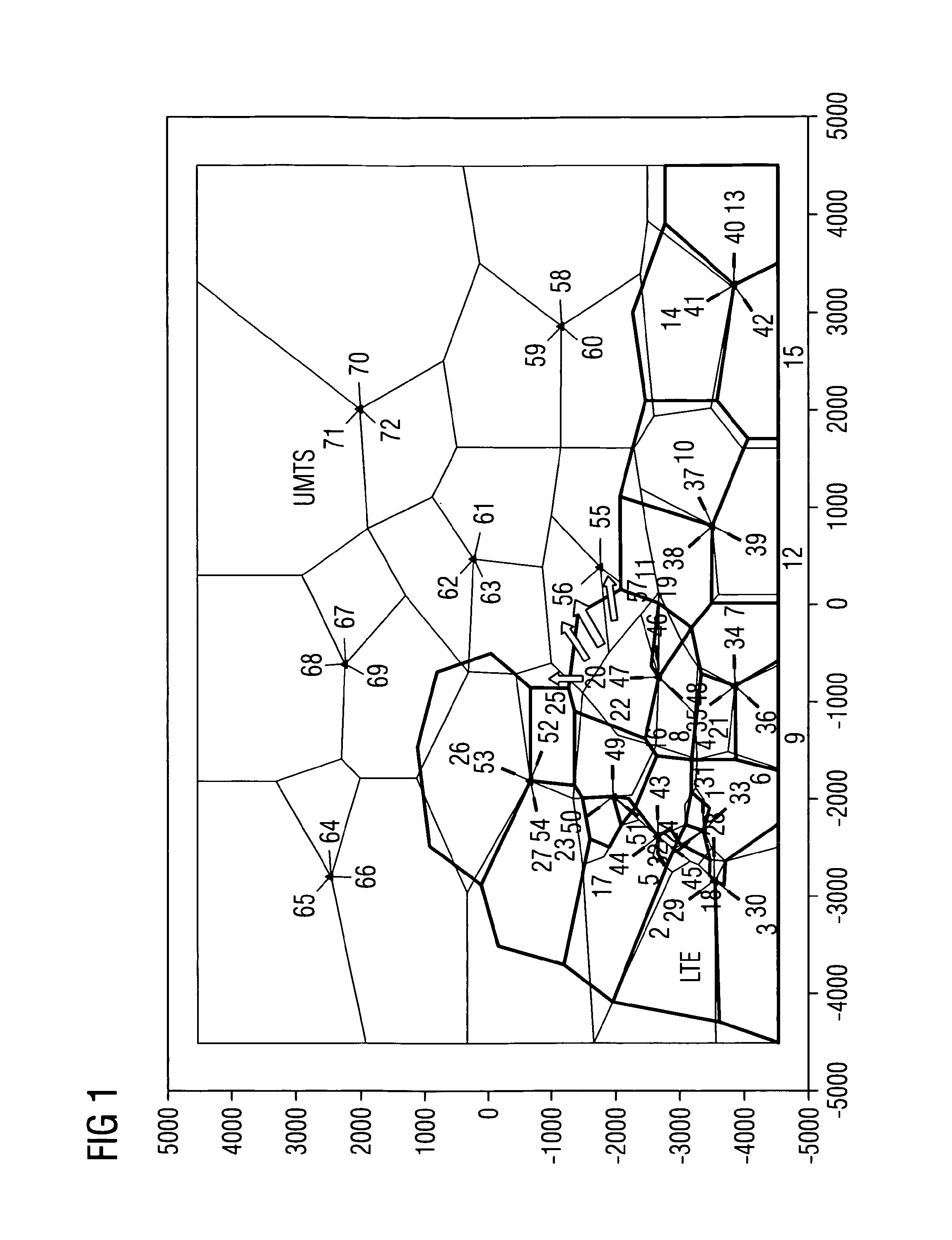 Measurement Configuration Map for Measurement Event Reporting in Cellular Communications Network