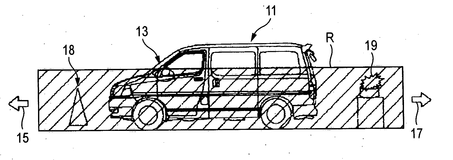 Vehicle peripheral visual confirmation apparatus