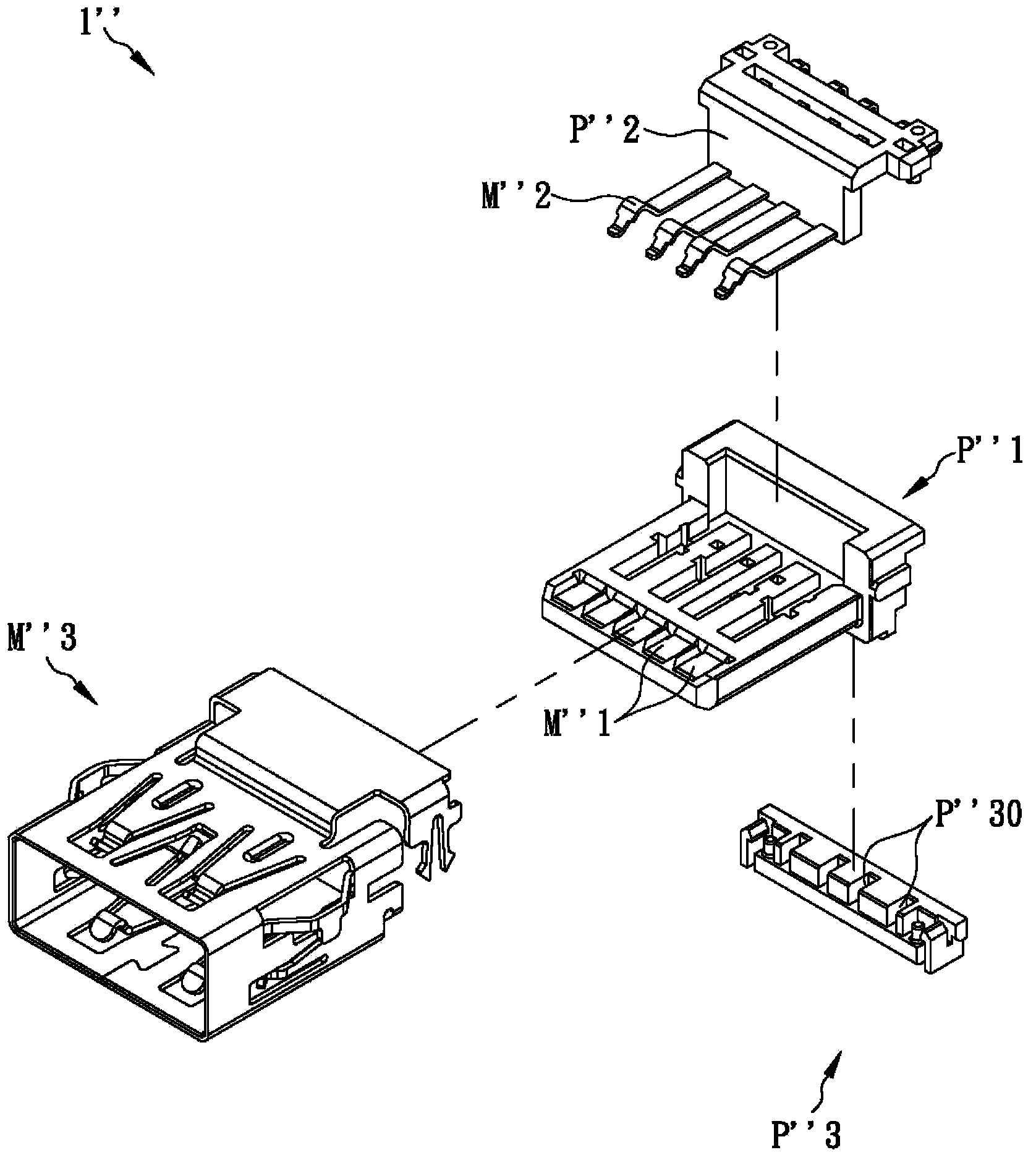 Method for locating connecting terminal by using repeat buried injection technology