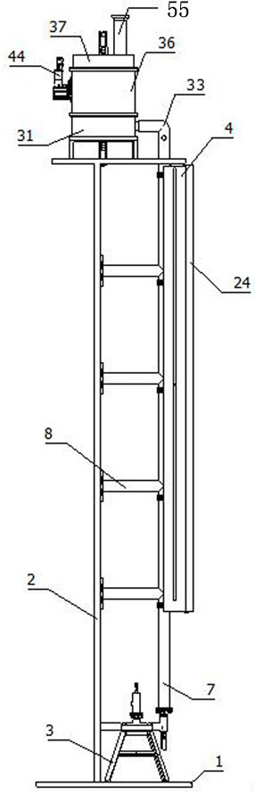 Outer wall confluence type building oil fume environment-friendly treatment device