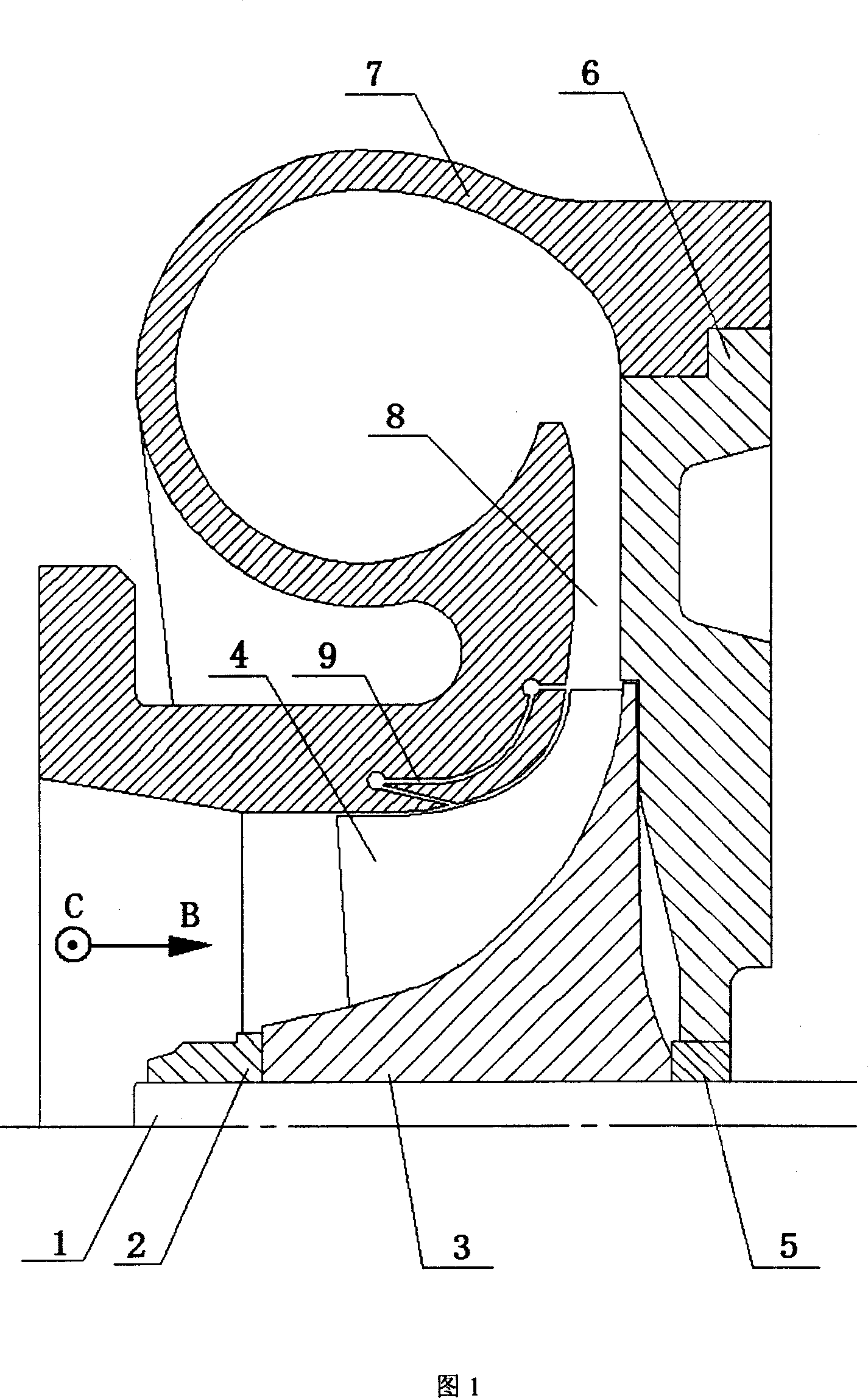 Centrifugal compressor having air removal jet box structure