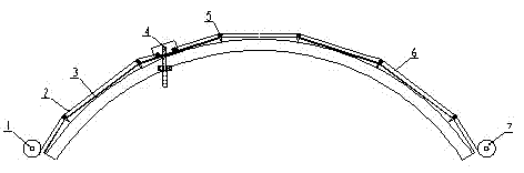 Device for arch bridge inspection