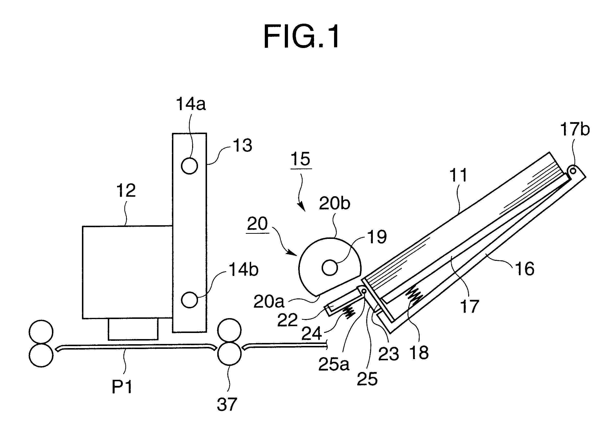 Paper-feeding apparatus and method of feeding paper