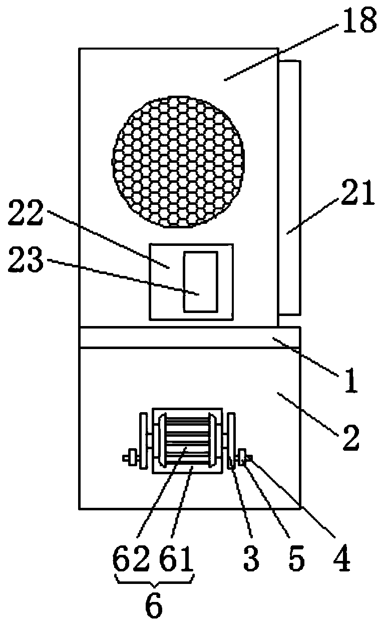 A network security terminal communication cabinet