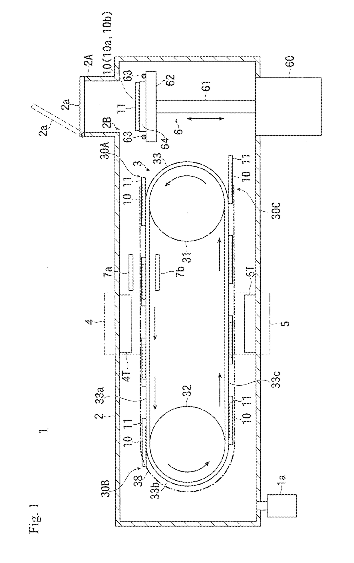 Vacuum processing device