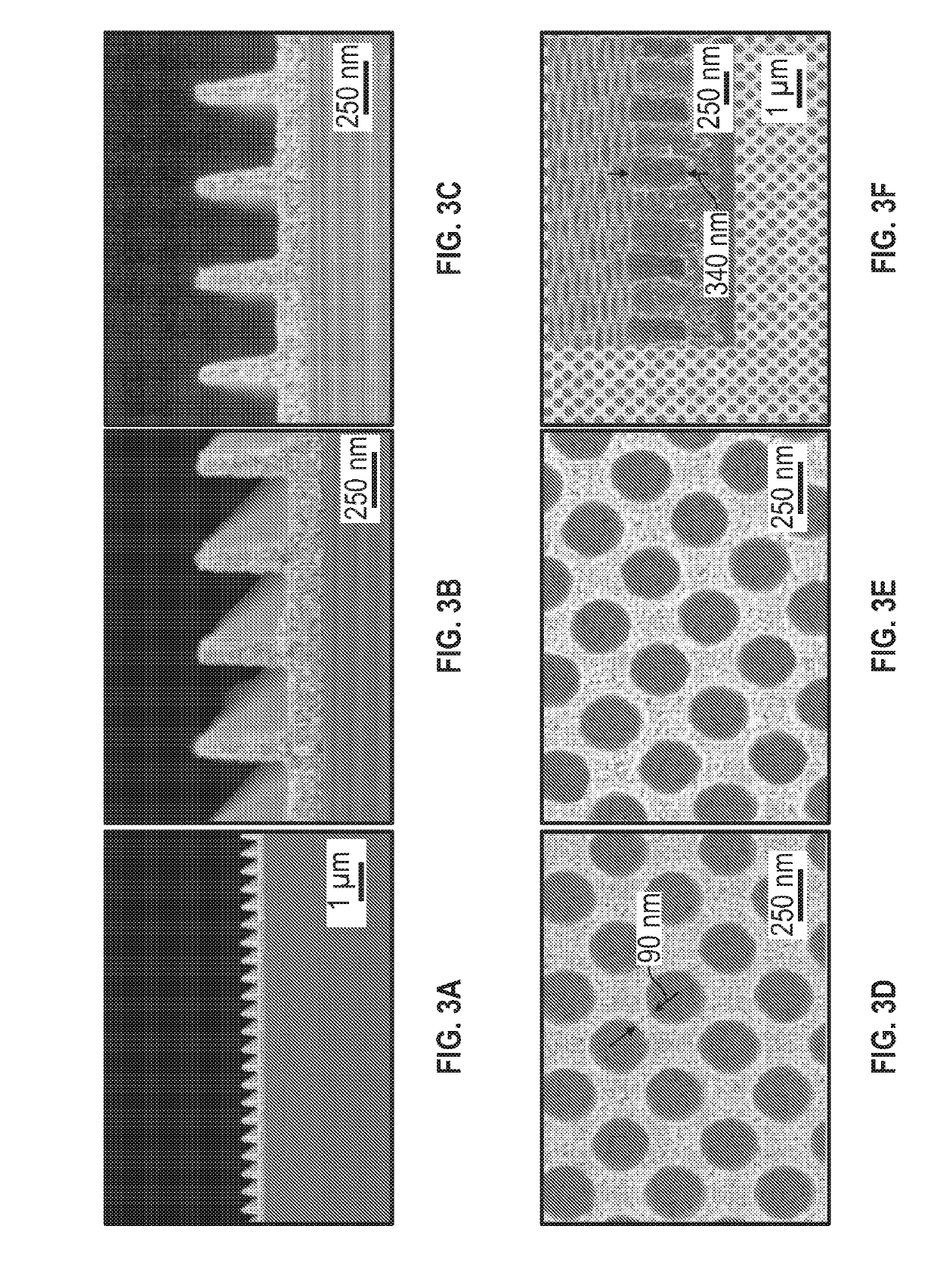 Patterning of nanostructures using imprint lithography