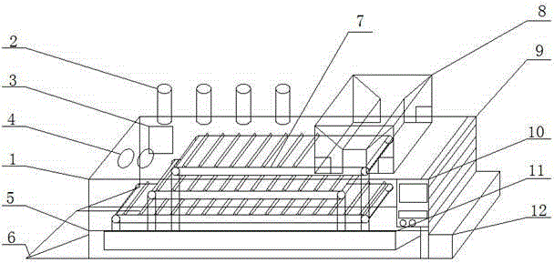 Low-temperature drying device for camellia seeds