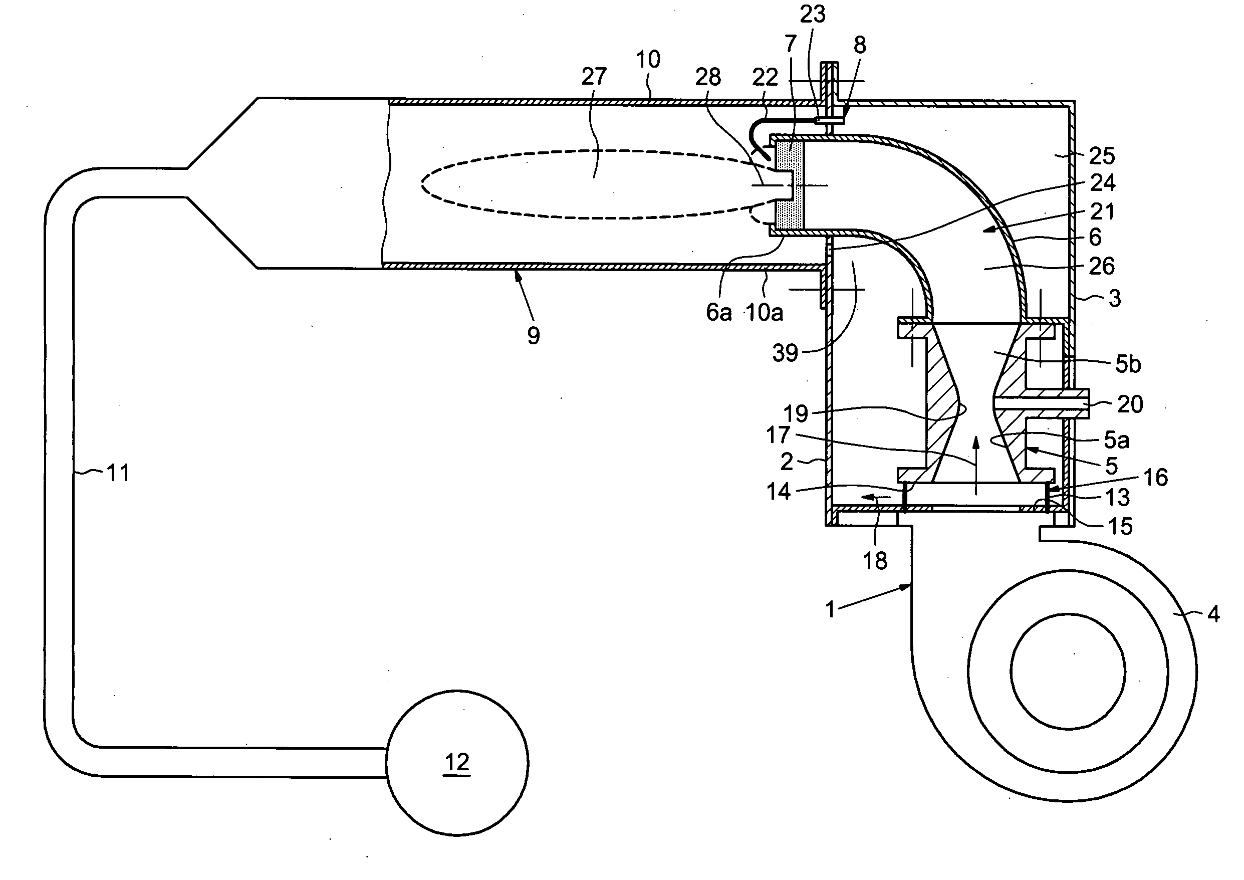 Gas burner for oven