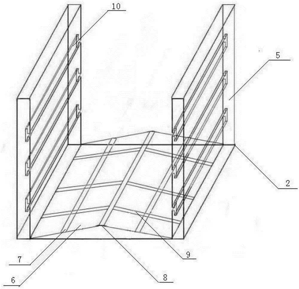 Use method for soilless culture box tank for dioscorea opposita