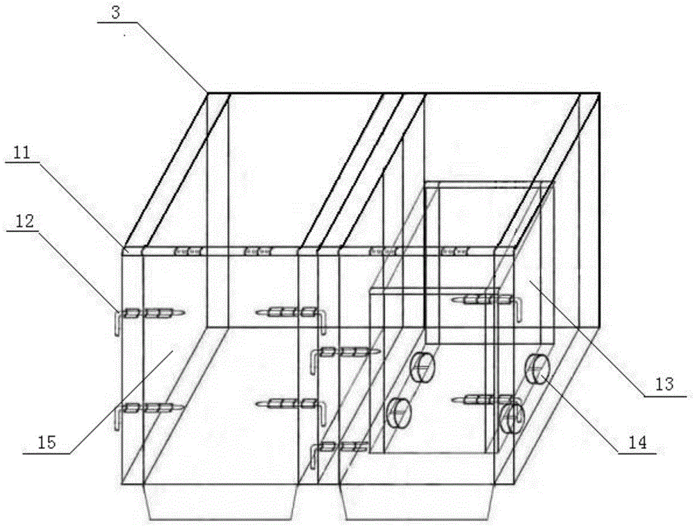 Use method for soilless culture box tank for dioscorea opposita