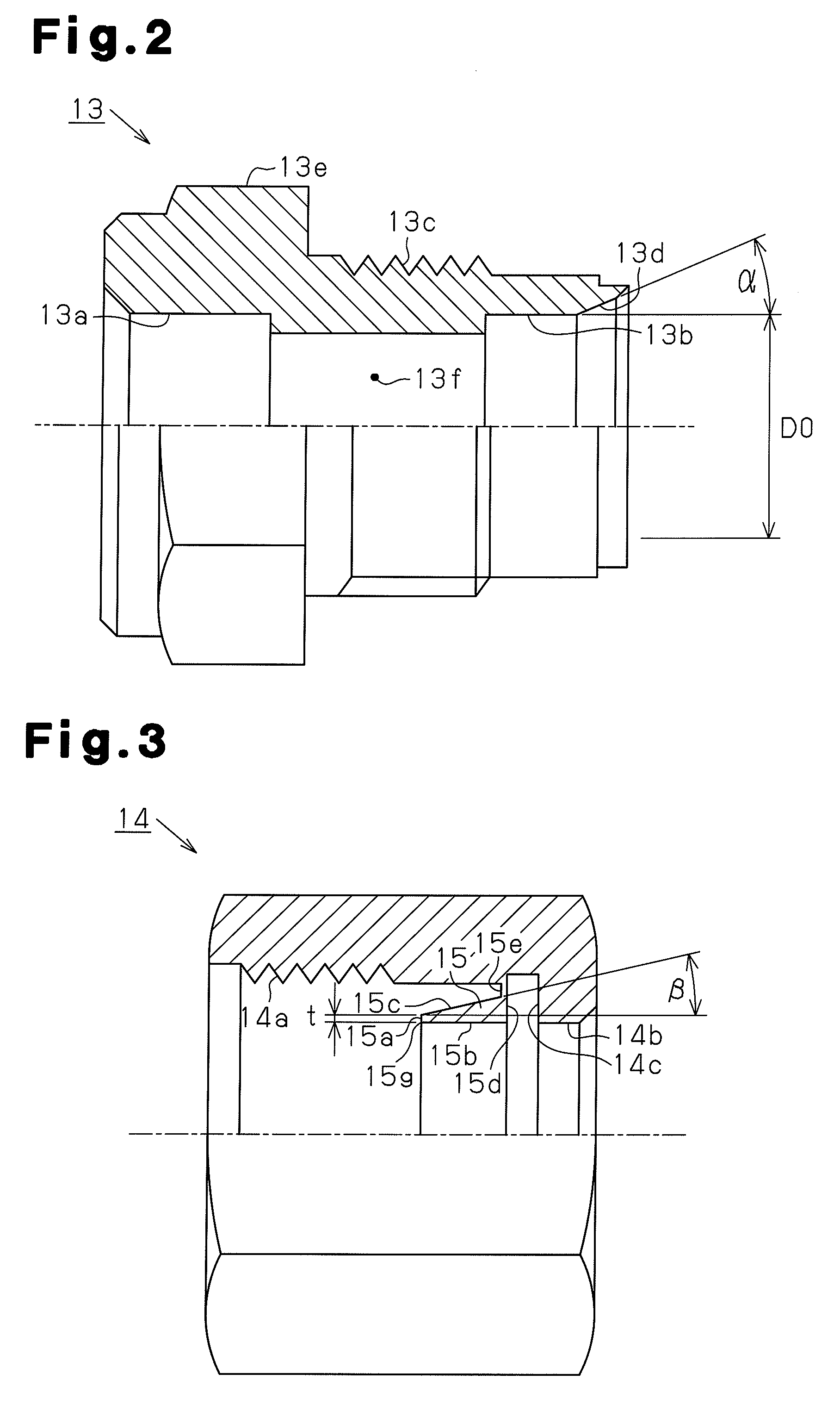 Pipe joint, refrigeration device, heat pump hot water supply device, closing valve, water supply piping, method of connecting piping, and in-the field piping method