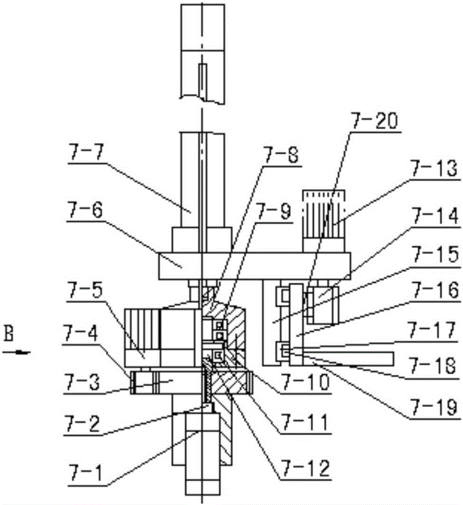 Loading and unloading device for shaft processing of numerical control lathe