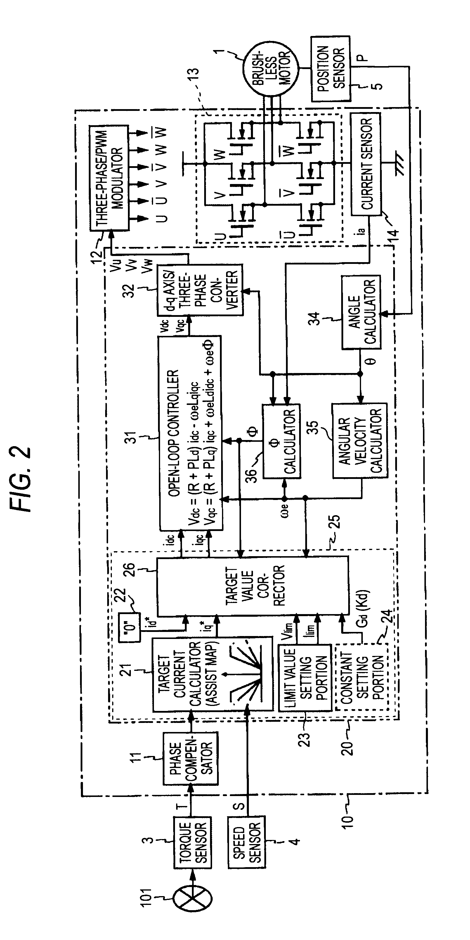 Motor controller and electronic power steering apparatus