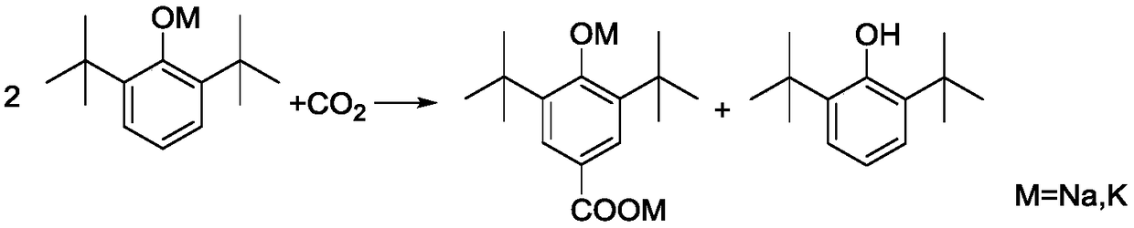 Production method of 3,5-di-tert-butyl-4-hydroxybenzoic acid