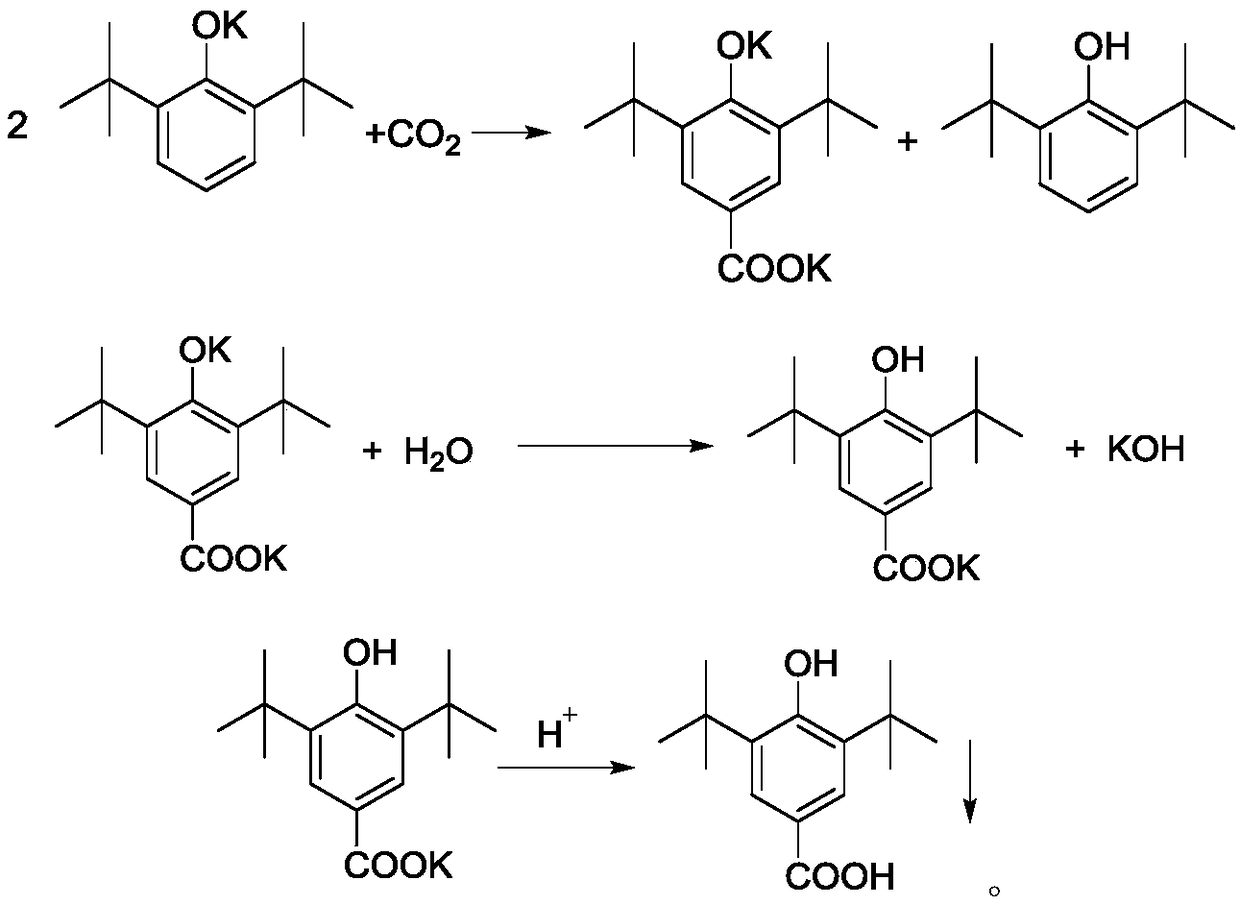 Production method of 3,5-di-tert-butyl-4-hydroxybenzoic acid