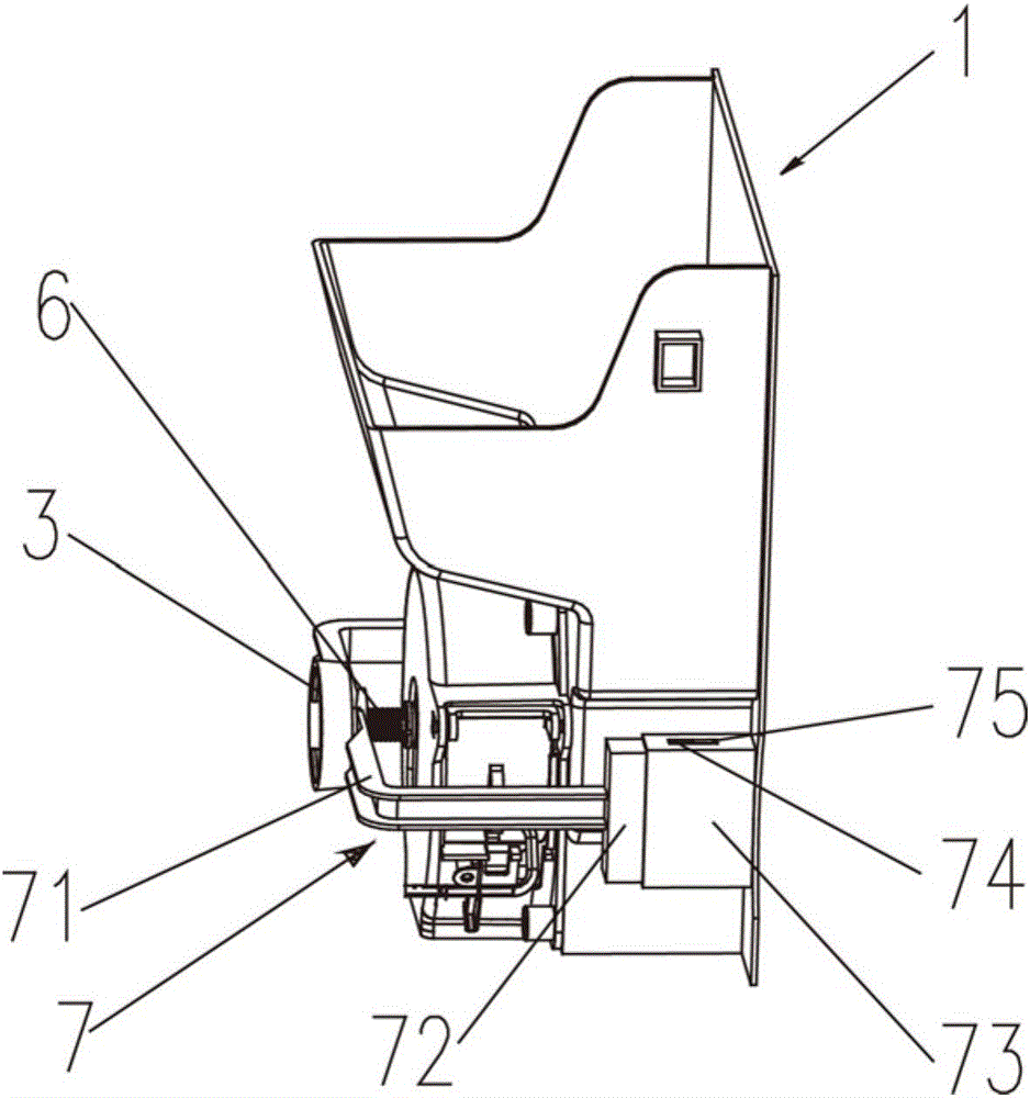 Ice storage box assembly of ice maker and refrigerator