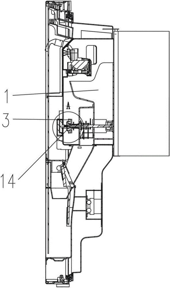 Ice storage box assembly of ice maker and refrigerator