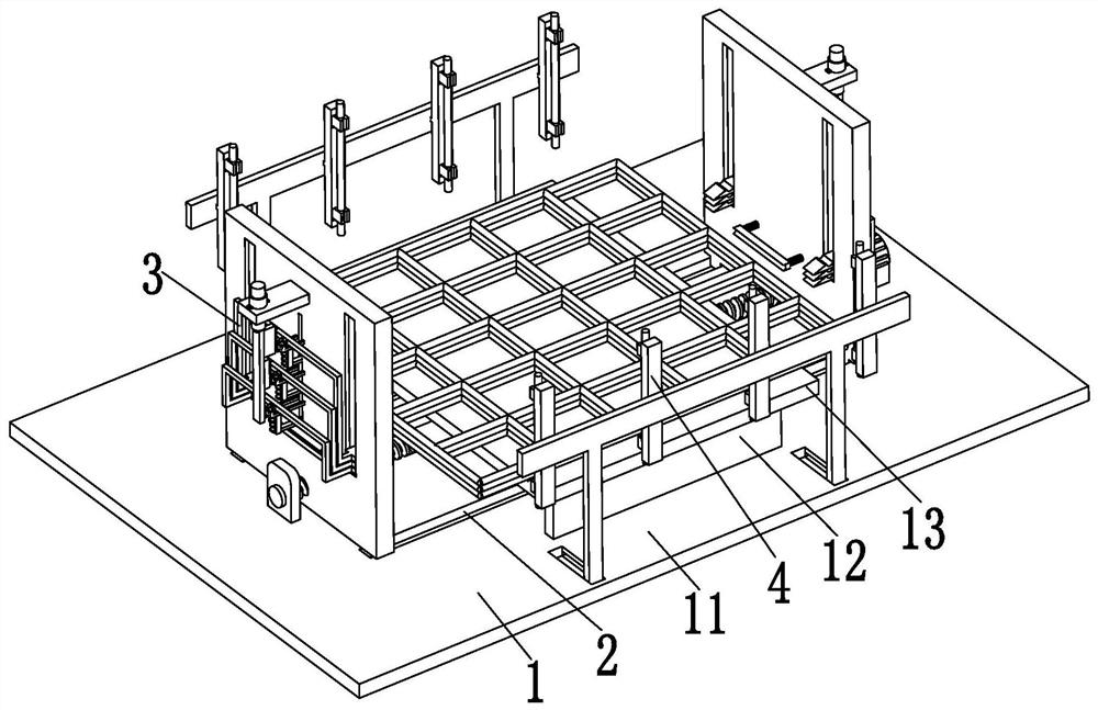 Assembly system for making reinforcing meshes from autoclaved aerated concrete slabs