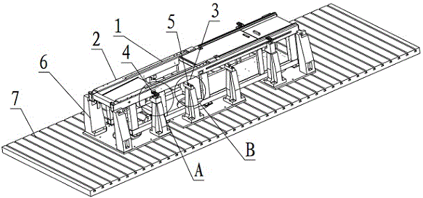 Machining process for injection molding machine frame