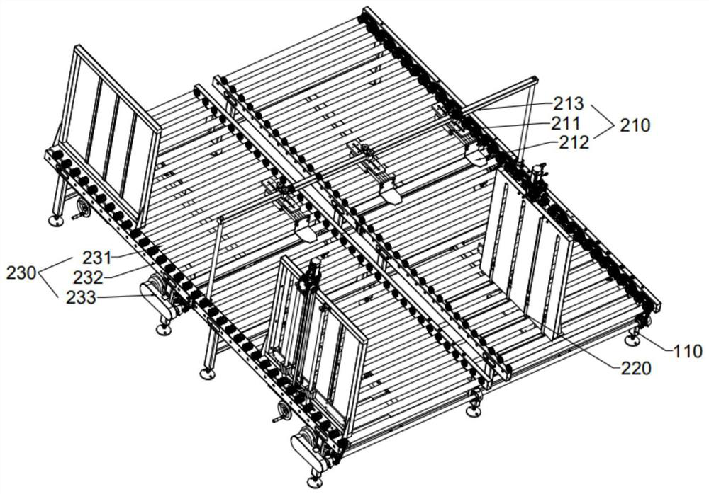 Roll material unpacking, loading and packaging all-in-one machine