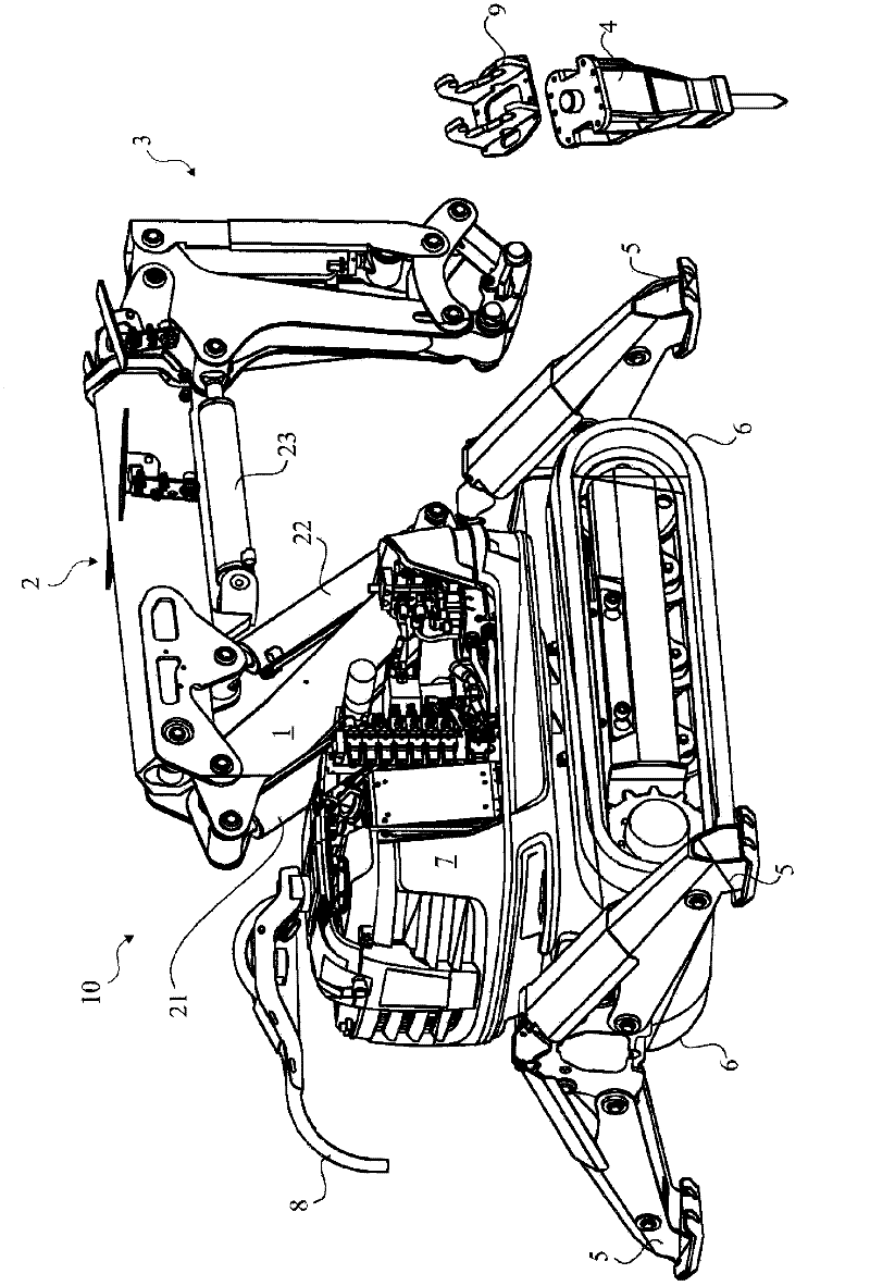 Control system for remote working machines