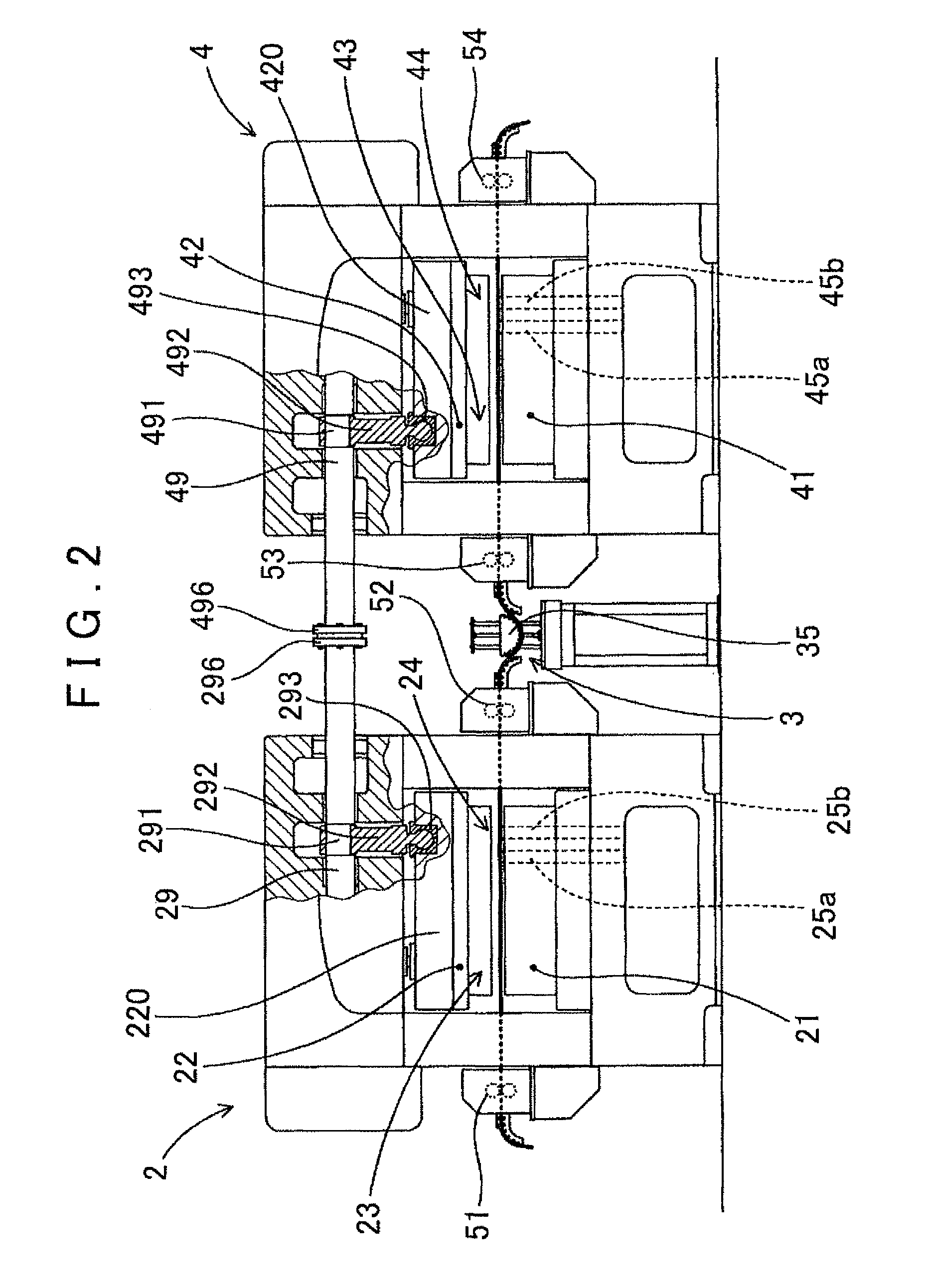 Laminated core punching apparatus