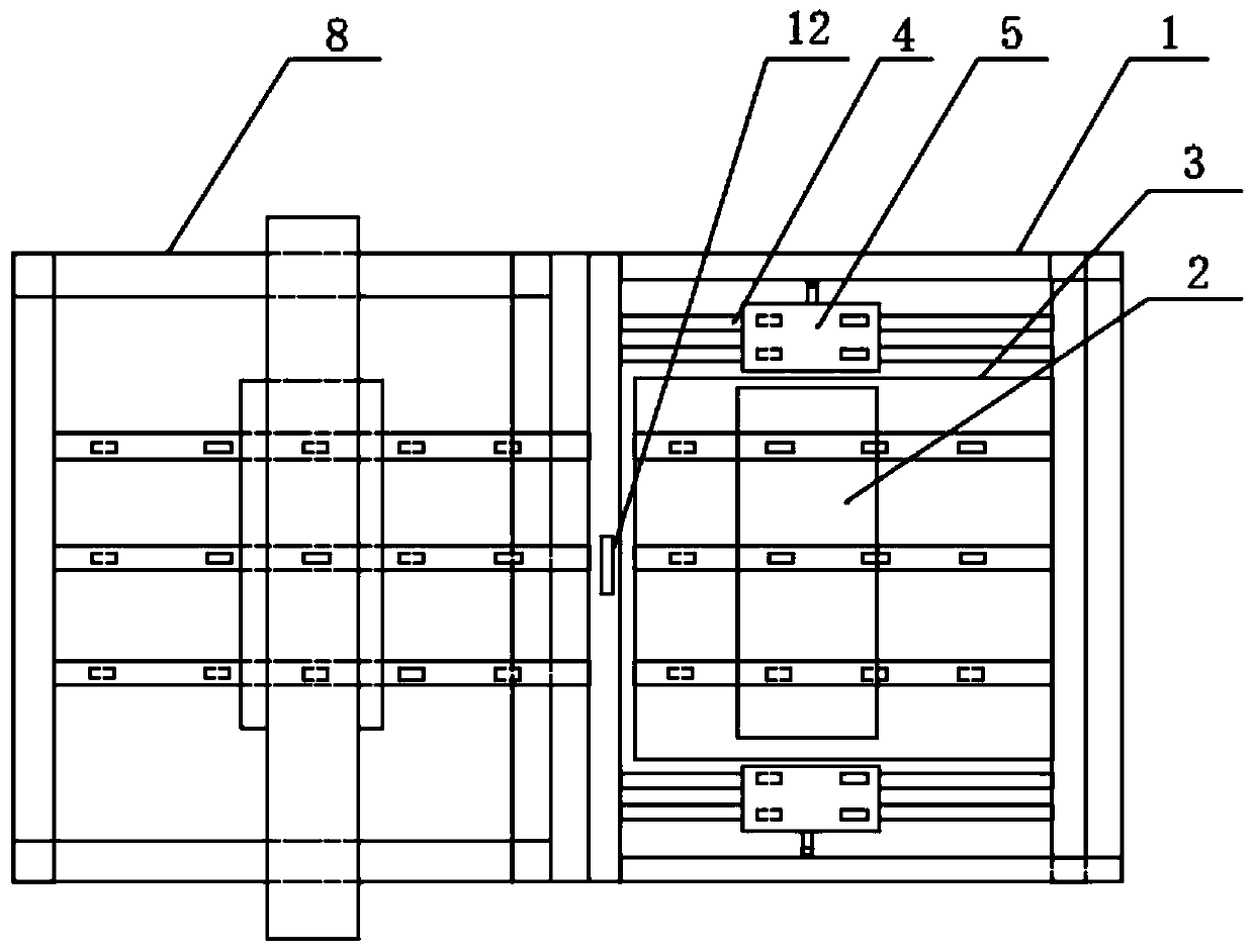 Pedal plate automatic empty-return device