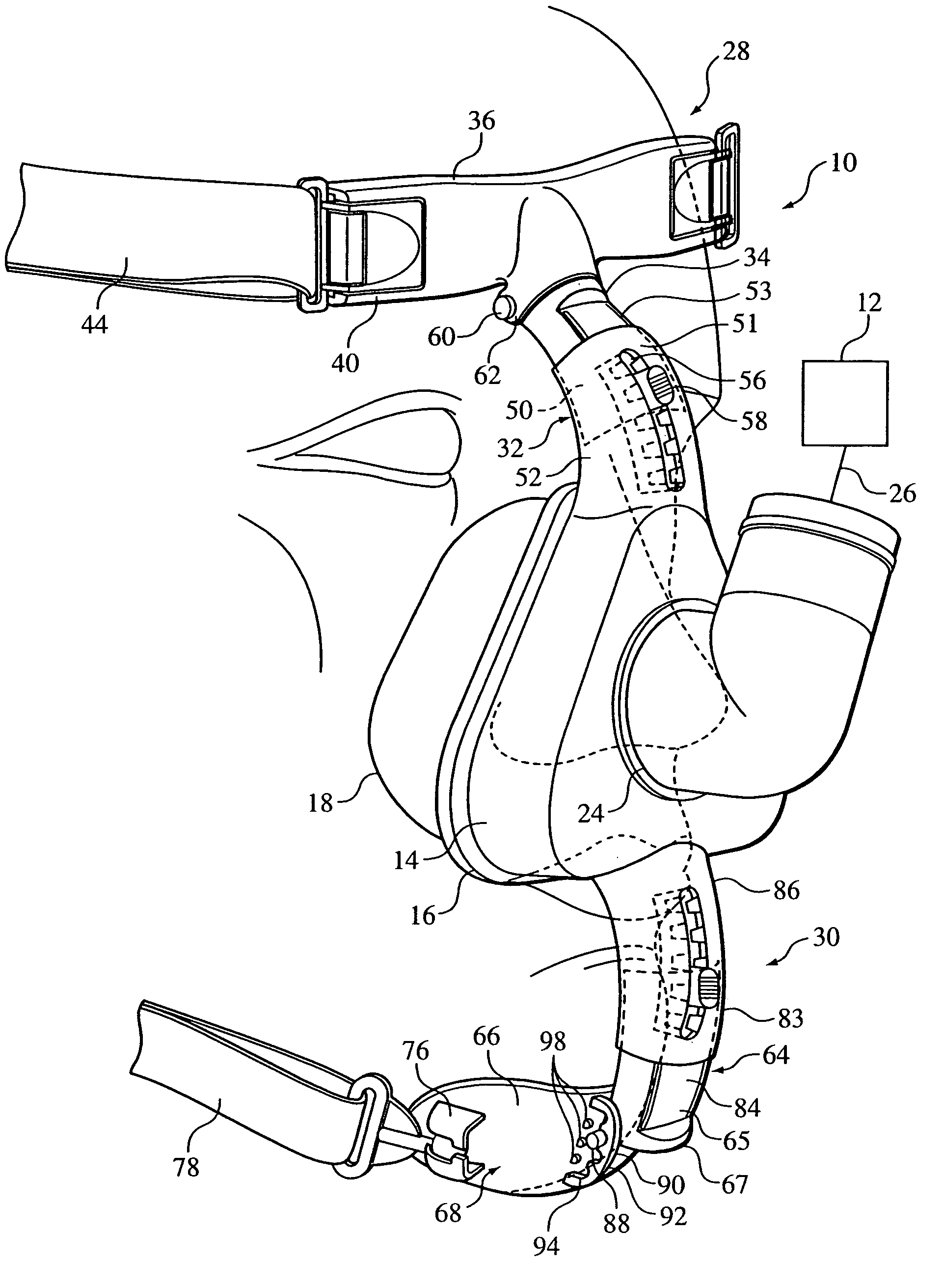 Patient interface with forehead and chin support