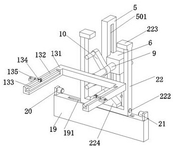 A double-sided painting equipment for electric vehicle processing doors