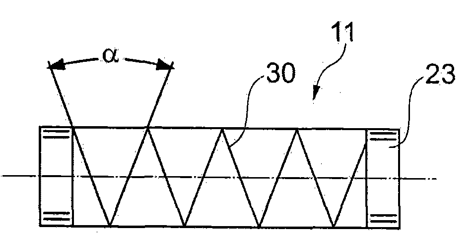 Method for manufacturing dye bobbin in the form of cross-wound spool