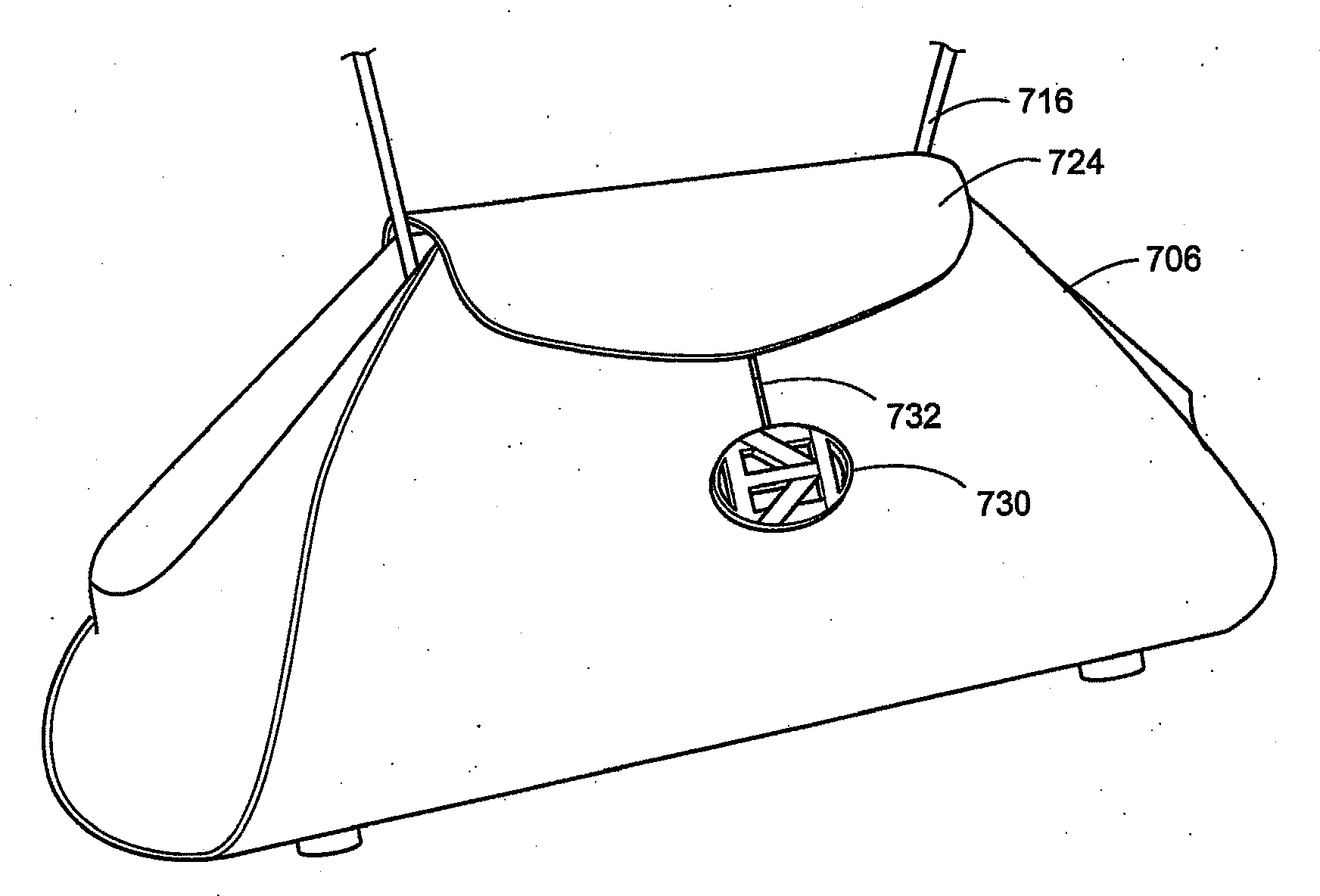 Handbag with exchangeable components