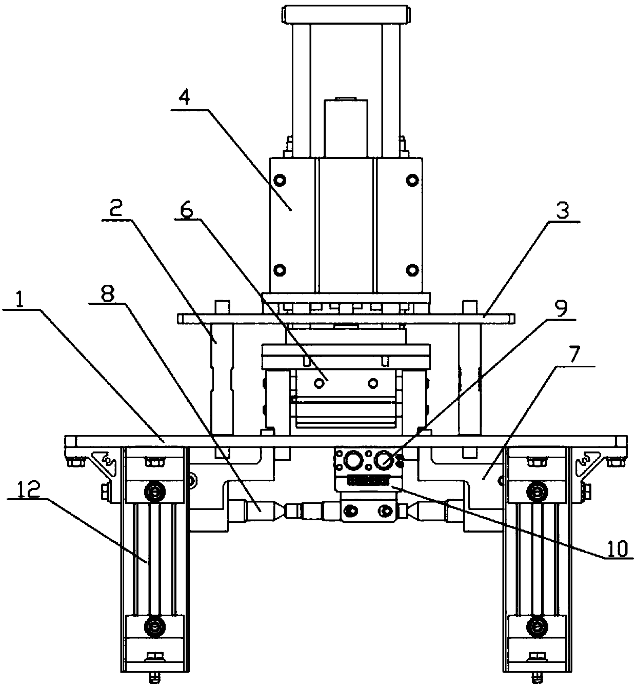 Diameter detection mechanism for shaft-class parts