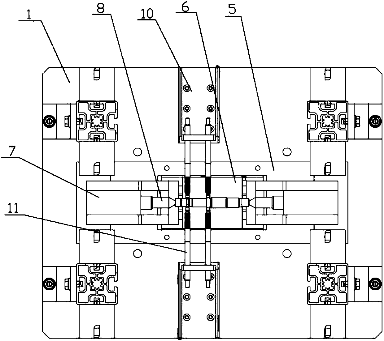 Diameter detection mechanism for shaft-class parts