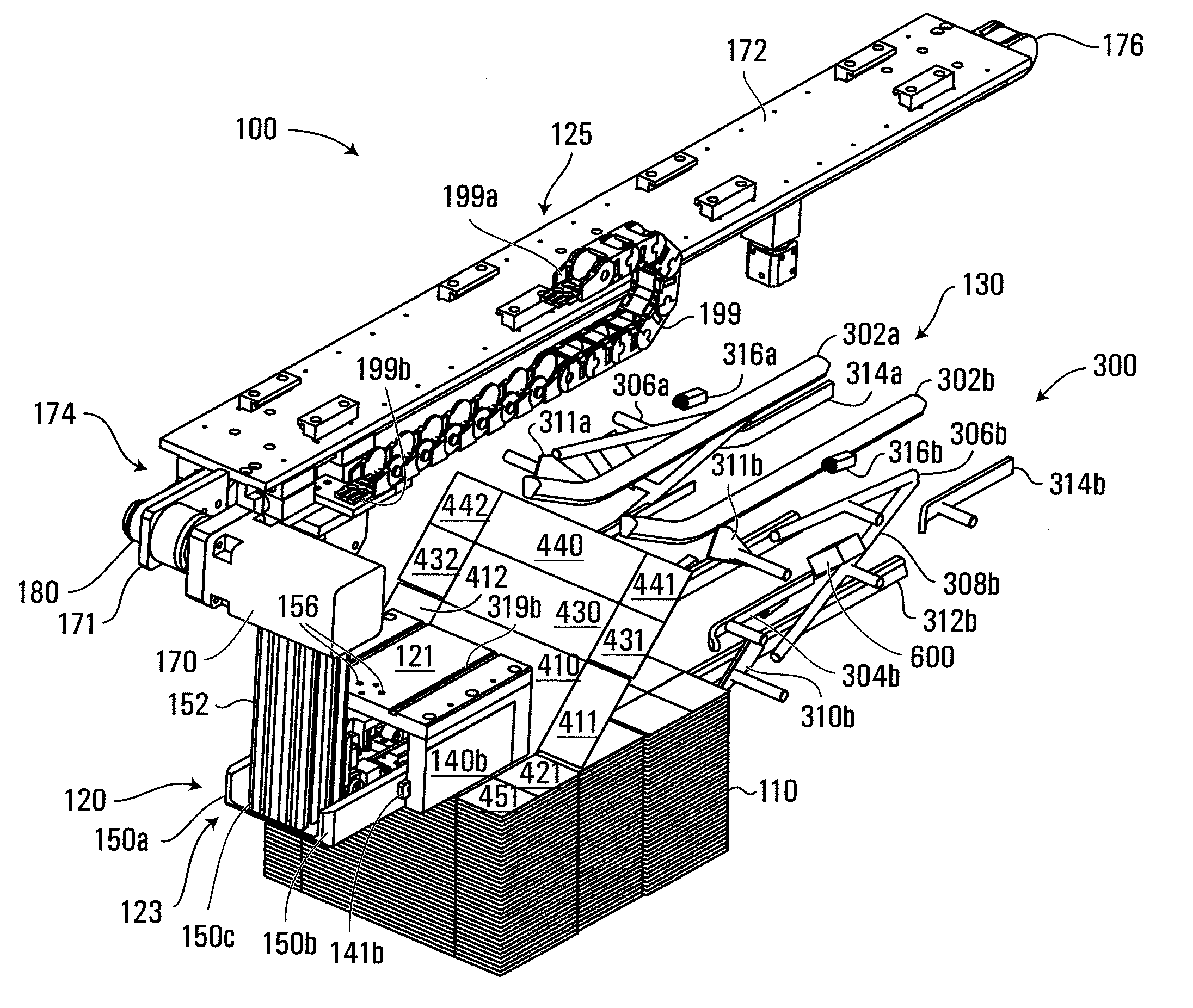 Method and apparatus for forming containers with corrugated material
