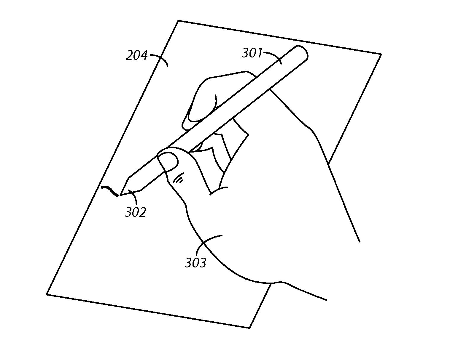 Method and apparatus pertaining to predicting movement of a stylus