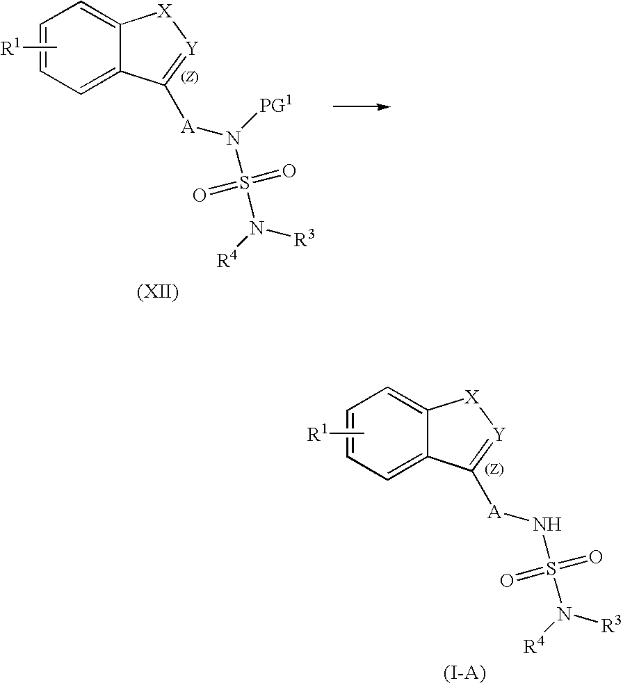 Process for the preparation of sulfamide derivatives