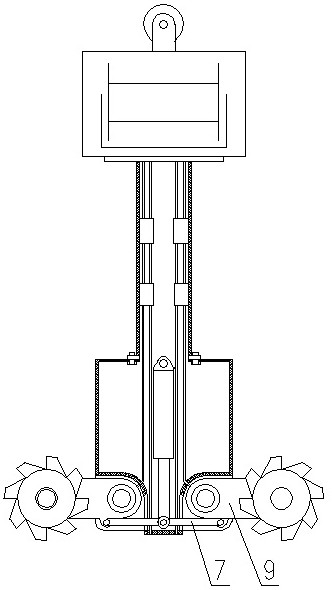 Double-wheel milling mixing device and construction method for foundation treatment and vertical anti-seepage treatment