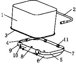 Rear basket of child stroller