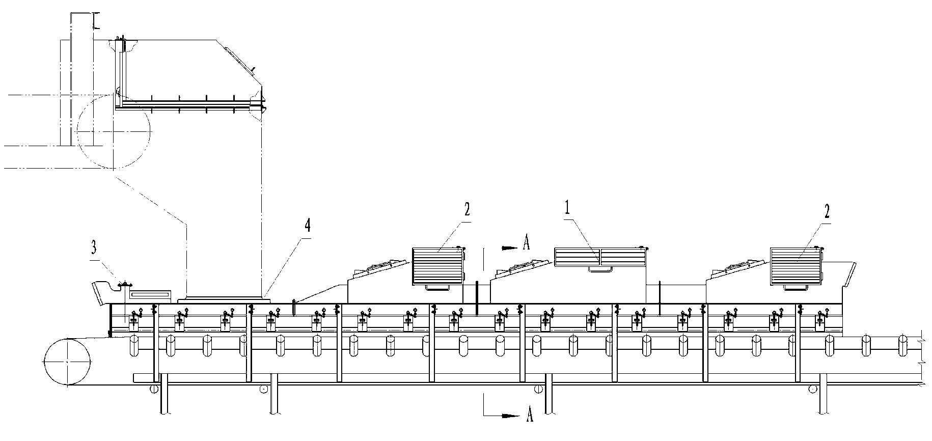 Energy-consumption-free dedusting system