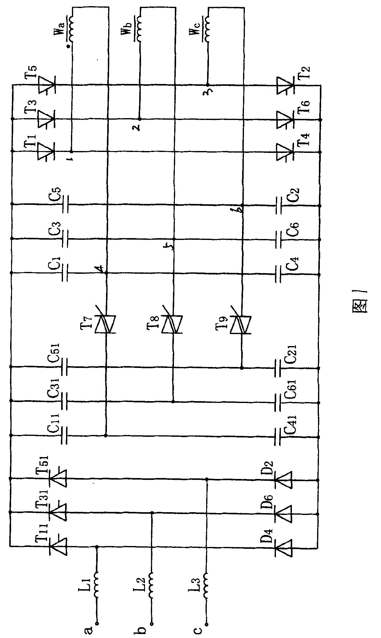 Non feedback type AC frequency conversion apparatus for asynchronous motor