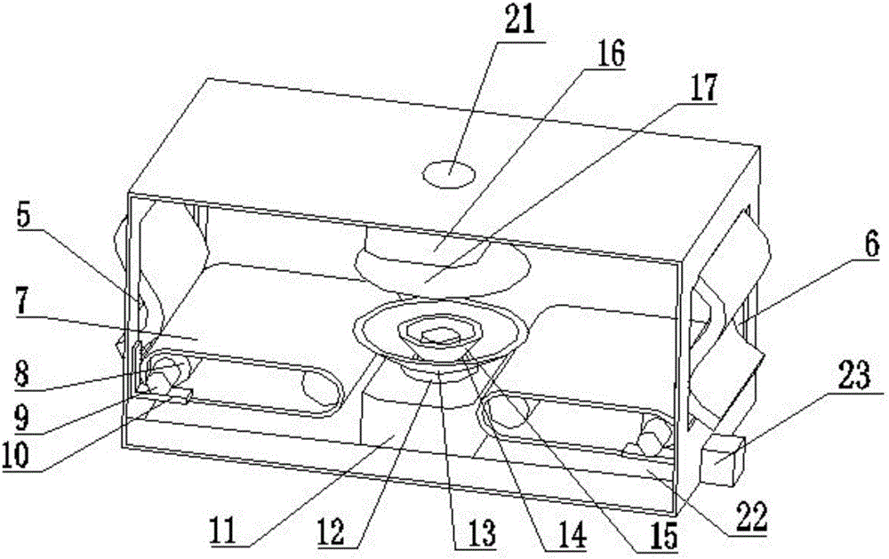 Two-sided pressure self-adaptive dish-washing machine