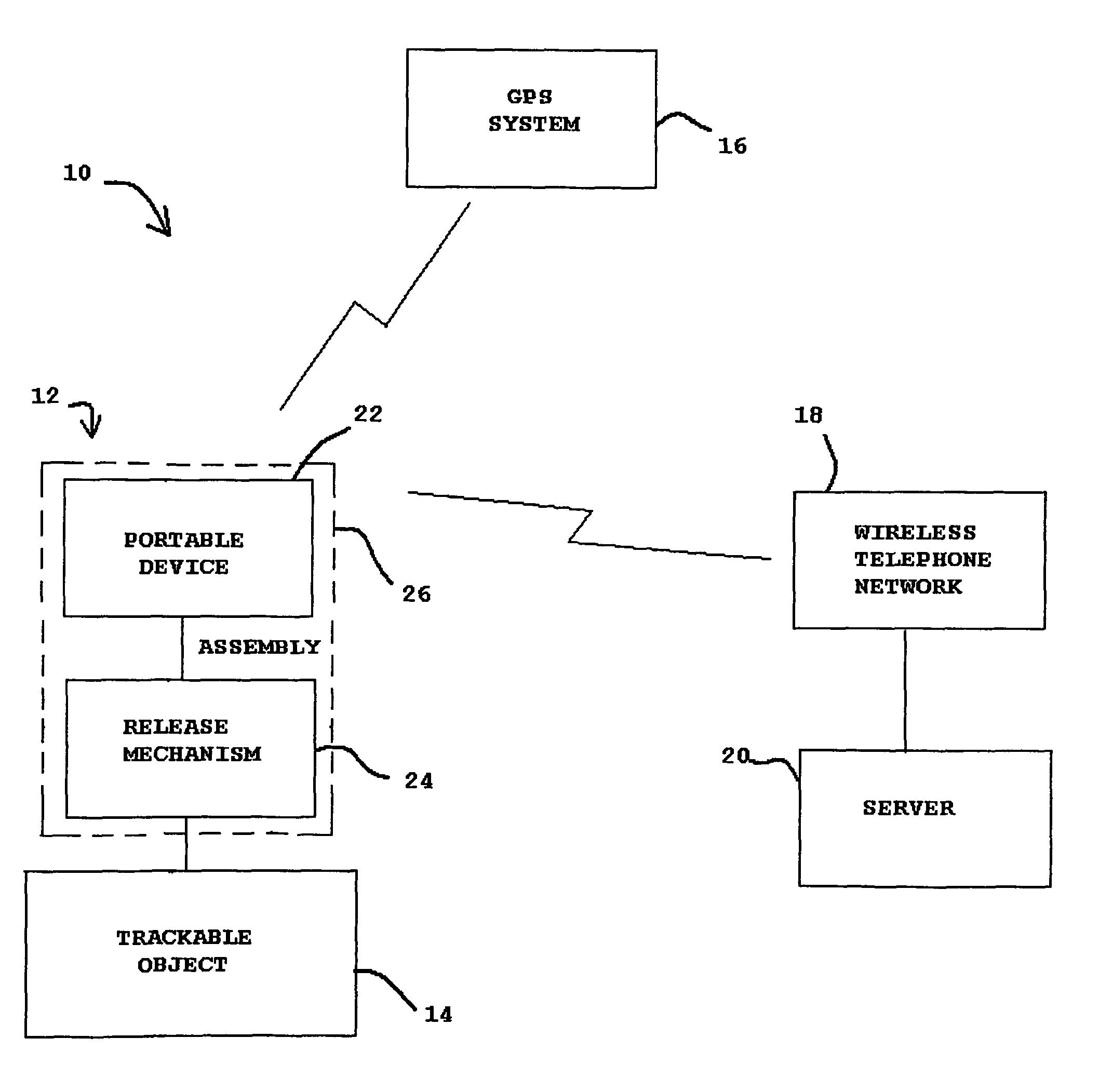 Lightweight portable tracking device