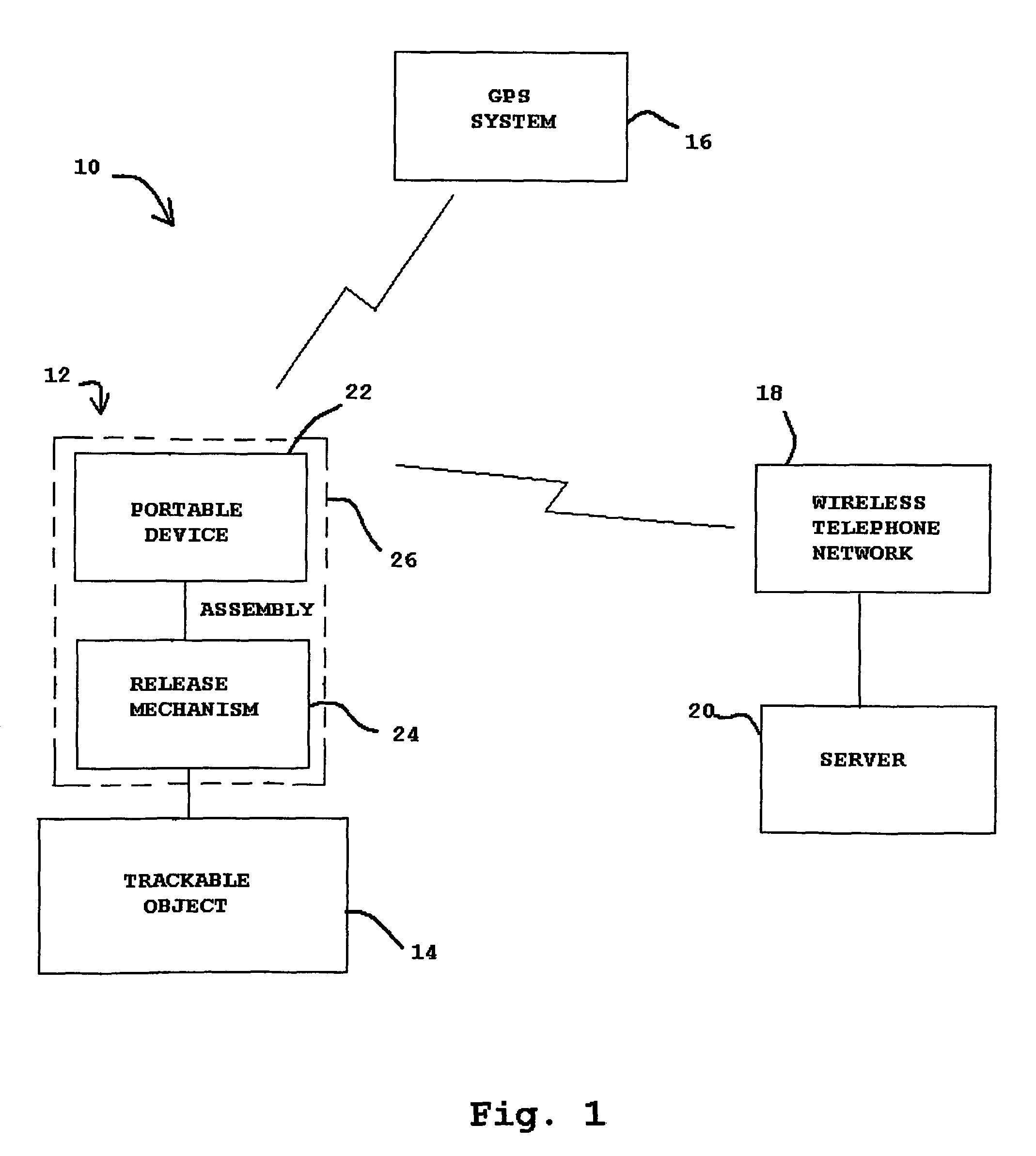 Lightweight portable tracking device