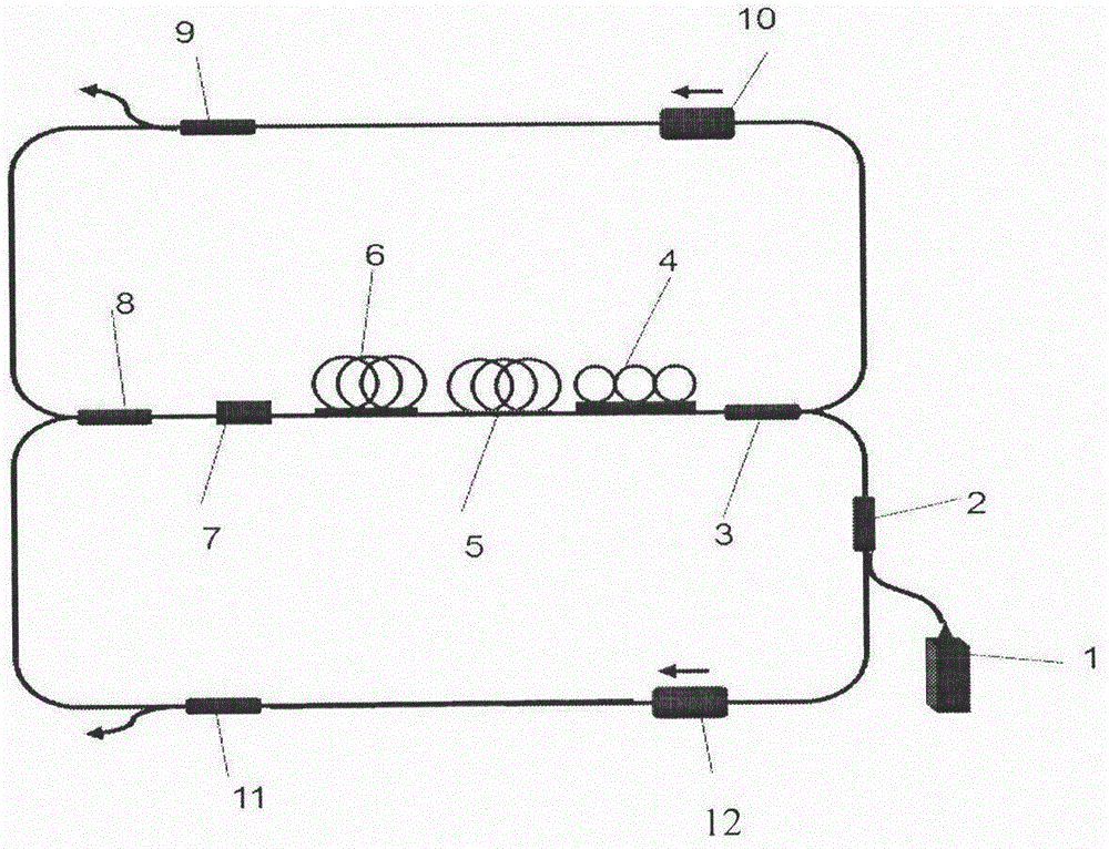 Dual-wavelength synchronous Q-switched fiber laser based on graphene