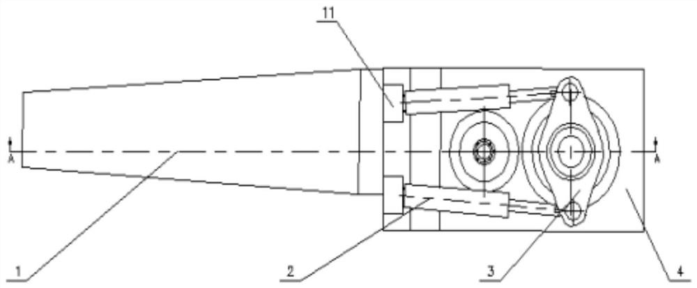 Push-pull type full-speed fin stabilizer based on gear transmission