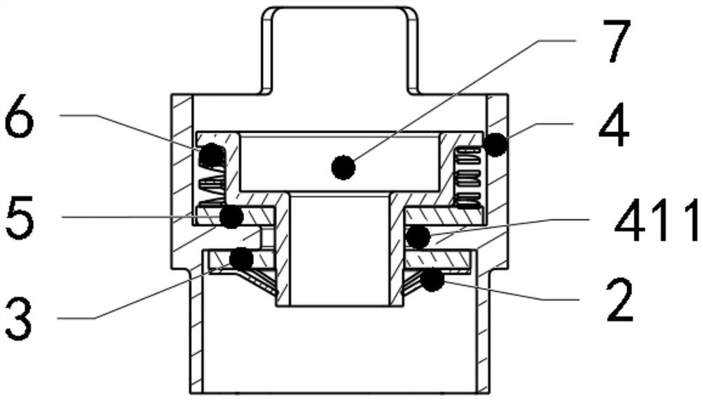 Friction type one-way damper